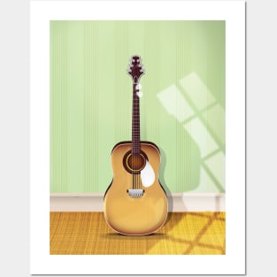 Acoustic Guitar Posters and Art